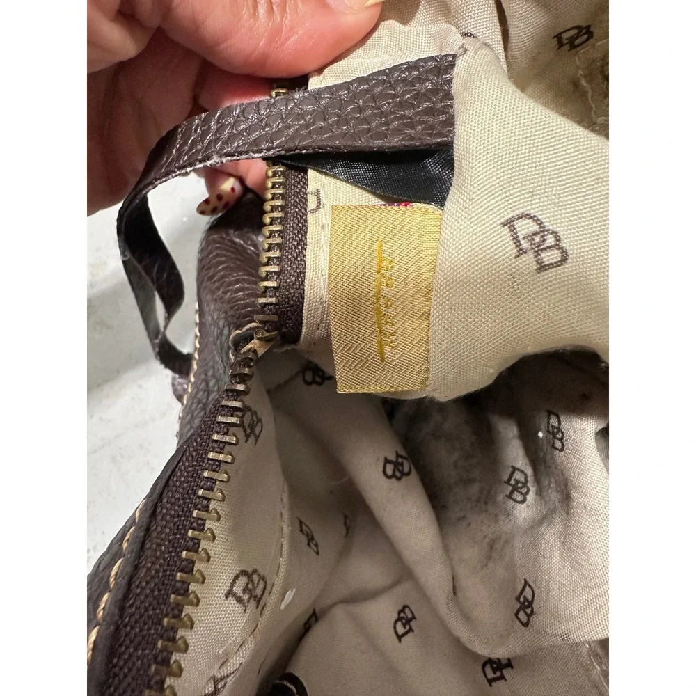 Authentic Vintage Dooney & Bourke Signature Monogram Bag